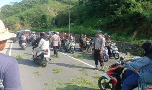 Respons Cepat Polsek Lembar Jaga Kamtibmas di Kegiatan Warga