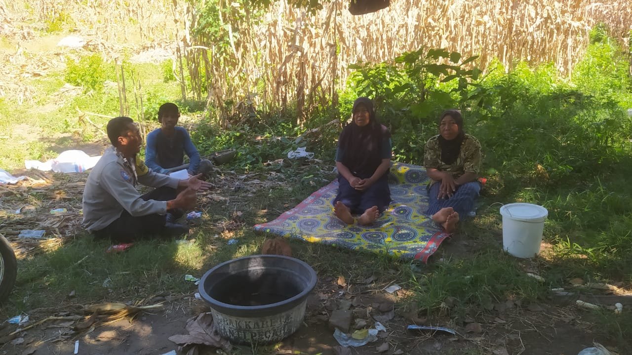 DDS Bhabinkamtibmas Perkuat Kemitraan di Musim Tanam Sekotong