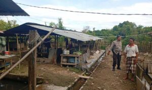 Bhabinkamtibmas Dorong Ketahanan Pangan di Dusun Merembu Tengah
