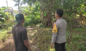 Memperkuat Ketahanan Pangan, Bhabinkamtibmas Kuranji Dalang Gencarkan Kunjungan ke Warga