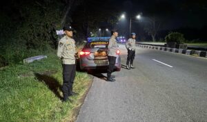 Patroli Blue Light Polsek Kediri Jaga Keamanan Jalan Umum BIL, Cegah Kriminalitas dan Balap Liar