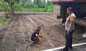 Bhabinkamtibmas Kuripan Timur Dorong Warga Dukung Ketahanan Pangan Nasional