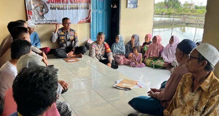 Jumat Curhat di Empol, Polisi Dukung Warga Kembangkan Budidaya Kepiting