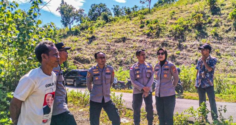 Polres Lombok Barat Dampingi Polda NTB Tinjau Lahan Jagung di Sekotong