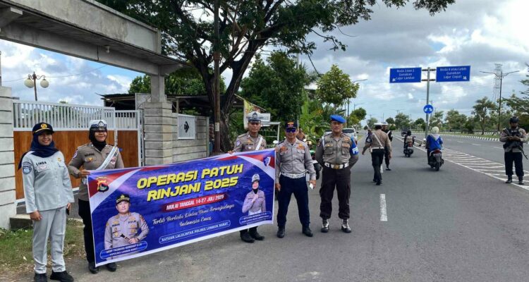 Puluhan Pelanggar Terjaring di Bypass Bil 2, Polres Lombok Barat Gelar Operasi Patuh Rinjani 2025