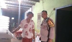 Jaga Ketahanan Pangan, Polisi Pantau Pupuk di Merembu Barat