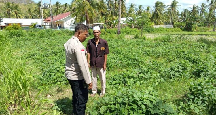 Kunjungi Petani di Sekotong, Polri Tekankan Pemanfaatan Lahan Demi Kedaulatan Pangan