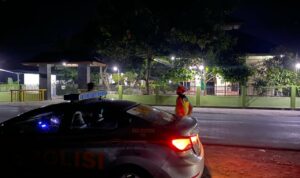 Polsek Kediri Intensifkan Patroli Blue Light di Bypass BIL dan Keling, Cegah 3C dan Balap Liar