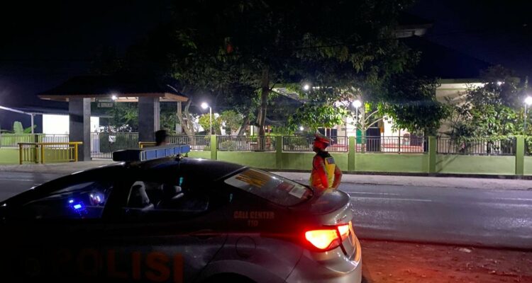 Polsek Kediri Intensifkan Patroli Blue Light di Bypass BIL dan Keling, Cegah 3C dan Balap Liar