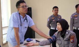 Donor Darah Polres Lombok Barat, Wujud Kepedulian dalam HUT Lalu Lintas ke-70