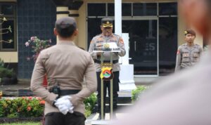 Polres Lombok Barat Peringati Haornas, Dorong Budaya Olahraga Sejak Dini