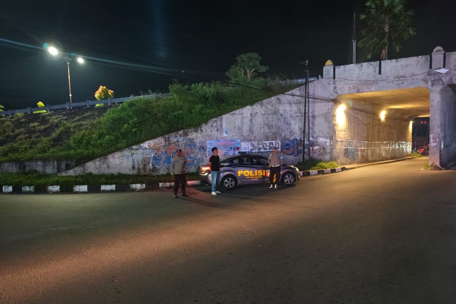 Patroli KRYD Polsek Kediri Amankan Jalur Bypass BIL dari Begal dan Kriminalitas